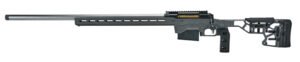 Savage Arms 57705 110 Elite Precision 300 Win Mag 10+1 30" Matte Stainless, Matte Black Rec, Gray Cerakote Adjustable MDT ACC Aluminum Chassis Stock, Left Hand (MB Not Included)