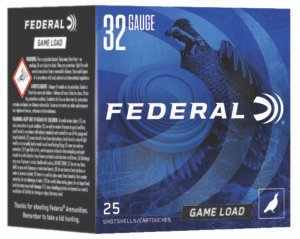 Federal N1328 Game-Shok Heavy Field 32Gauge 2.50" 1/2oz 8Shot 25 Per Box/10 Case