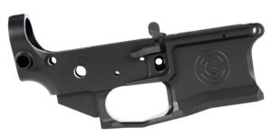 SilencerCo SU4766 SCO15 Lower Receiver Black Anodized Finish 7075-T6 Aluminum Material for AR-15