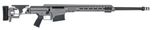 Barrett 18489 MRAD  300 Win Mag 26" 10+1 Gray Gray Folding with Adjustable LOP Stock Black Polymer Grip Right Hand