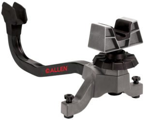 Allen 21920 Accutrak  Shooting Rest Black Polypropylene w/Solid Metal Spine, Elevation Adjustment Screw & Rubber Rear Support