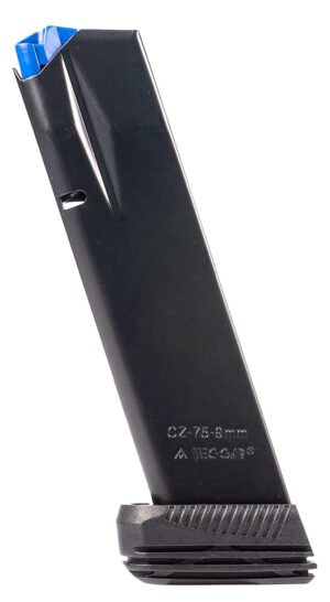 Mec-Gar MGCZ7519M Standard  19rd Extended 9mm Luger Fits CZ75B/CZ Shadow 2/CZ 75 SP-01/CZ Shadow/CZ 85B Blued w/Anti-Friction Coating Carbon Steel