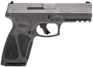 Taurus 1G3B949G15 G3  Full Size Frame 9mm Luger 15+1 4" Matte Stainless Steel Barrel, Matte Serrated Stainless Steel Slide, Gray Polymer Frame w/Picatinny Rail, Gray Polymer Grip, Right Hand