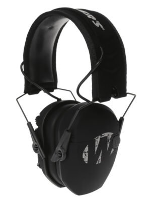 Walker's GWPRSEMFS Razor Slim Electronic Freedom Muff 23 dB Over the Head Black w/Distressed Walker's Logo Polymer