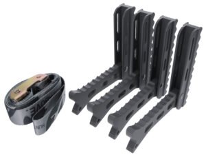 Hawk HWKHHSTP4P Helium Steps Black Aluminum 4 Pack