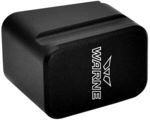 Warne 3126 Magazine Extension  made of 6061-T6 Aluminum with Hardcoat Anodized Black Finish for Glock 19, 23 Magazines (Adds 5rds 9mm Luger, 4rds 40 S&W)