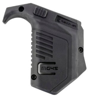 Recover Tactical MG4501 Angled Mag Pouch  Double Stack, Black Polymer, 45 ACP/10mm Auto, Compatible w/ Glock