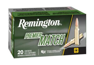 Remington Ammunition 21205 Premier Match 6.5Grendel 130gr Berger Open Tip Match 20 Per Box/10 Case