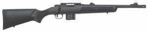 Mossberg 27707 MVP Patrol Full Size 300 Blackout 10+1 16.25" Matte Blued Threaded Bull Barrel, Matte Blued Stainless Steel Receiver w/Picatinny Rail, Black Fixed Synthetic Stock, Right Hand