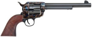 Traditions SAT73004 1873  45 Colt (LC) 6rd 7.50" Blued Cylinder/Barrel Color Case Hardened Steel Frame with Walnut Grips