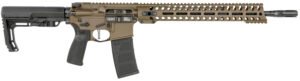 Patriot Ordnance Factory 01752 Minuteman Direct Impingement 5.56x45mm NATO 16.50" 30+1 Patriot Brown Rec/14.5" M-Lok Handguard Black Nitride Barrel Black Polymer Grip 6 Position MFT Stock