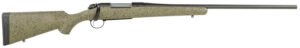 Bergara Rifles B14LM102C B-14 Hunter 7mm Rem Mag 3+1 24", Graphite Black Cerakote Barrel, SoftTouch Speckled Green Stock