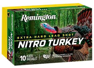 Remington Ammunition 26688 Nitro Turkey  12Gauge 2.75" 1 1/2oz 5Shot 10 Per Box/10 Case