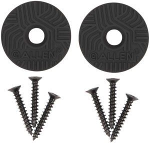 Allen 5649 Disc Gun & Tool Magnet Set Black Metal Screw On 2 pk
