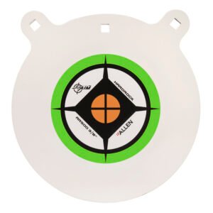 EZ-Aim 15599 Hardrock  12" AR500 Steel Gong Shooting Target .38" Thickness Black / Green / White