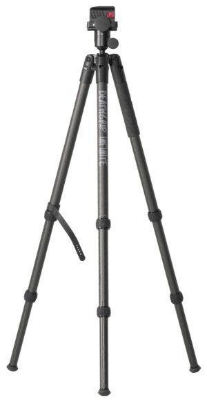 Bog-Pod 1163389 DeathGrip Infinite Tripod, Carbon Fiber with Black Finish, Ball Head Mount, Hybrid Foot & DeathGrip Clamping System 6.5"-59"