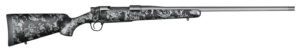 Christensen Arms 8010107800 Mesa FFT 7mm Rem Mag 3+1 22" Threaded Barrel, Tungsten Gray Cerakote, Black with Gray Webbing Stock