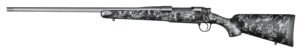Christensen Arms 8010111900 Mesa FFT 300 Win Mag 3+1 22" Threaded Barrel, Tungsten Gray Cerakote, Black with Gray Webbing Stock, Left Hand