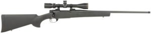 Howa HGP265B M1500 Gamepro Gen2 6.5 Creedmoor 5+1 22" Threaded Barrel, Blued Metal Finish, Black Fixed Hogue Pillar-Bedded Overmolded Stock, Includes 4-12x40mm Scope