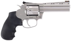 Colt Mfg KCOBRA22-SP4RFO King Cobra Target 22 LR 10 Shot, 4.25" Stainless Steel Barrel, Cylinder & Frame, Black Hogue Overmolded Grips