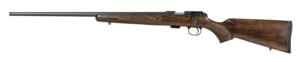 CZ-USA 02390 CZ 457 American Full Size 22 LR 5+1 24" Black Nitride Black Nitride Steel Receiver Turkish Walnut Fixed American Style Stock Left Hand