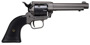 Heritage Mfg SRR22C4 Rough Rider  22 LR 6rd 4.75", Tungsten Gray Frame & Barrel, Black Satin Cylinder, Black Polymer Grips