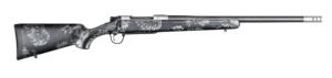 Christensen Arms 8010631300 Ridgeline FFT 6.8 Western 3+1 20" Carbon Fiber/Threaded Barrel, Stainless Steel, Black with Gray Accents Stock