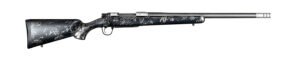 Christensen Arms 8010631600 Ridgeline FFT TI 6.8 Western 3+1 20" Carbon Fiber Threaded Barrel, Stainless Titanium Rec, Black with Gray Accents Stock