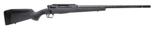 Savage Arms 57895 Impulse Mountain Hunter 6.5 Creedmoor 4+1 22" Carbon Fiber Threaded Barrel, Black Aluminum Receiver w/Picatinny Rail, Gray AccuStock Synthetic Stock, Ambidextrous