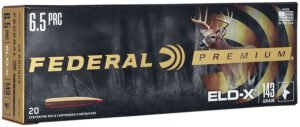Federal P65PRCELDX1 Premium ELD-X 6.5PRC 143gr 20 Per Box/10 Case