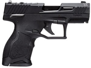 Taurus 1TX2233110 TX22C  Compact 22 LR 10+1 3.60" Black Barrel, Slide & Polymer Frame, Rubber Grips