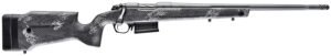 Bergara Rifles B14S752 B-14 Crest 6.5 Creedmoor 3+1 20" Fluted/Threaded, Sniper Gray Cerakote Barrel/Rec, Monte Carlo Carbon Fiber Stock with Black & Gray Splatter, Omni Muzzle Brake