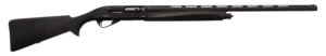Silver Eagle Arms CAR12128BLK Carlyle  Full Size 12 Gauge Semi-Auto 3" 4+1 28" Black Cerakote Vent Rib Barrel, Black Steel Receiver, Fixed Black Synthetic Stock, Right Hand