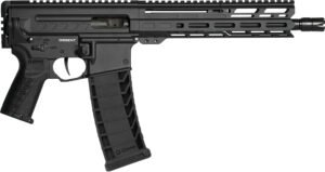 CMMG 94A8041AB Dissent MK4 9mm Luger 33+1 10.50", Black, Picatinny Brace Adapter, 9.60" M-LOK Handguard, Left Side Charging Handle, Zeroed Linear Comp, Zeroed Drop-In Single Stage Trigger