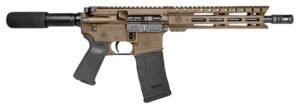 Diamondback DB1915B061 DB15  300 Blackout 28+1 10", FDE, Carbon Lower, 9" M-LOK Handguard, Black Padded Buffer Tube/Magpul Grip
