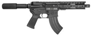 Diamondback DB1912O001 DB15  7.62x39mm 28+1 7", Black, Carbon Lower, 6" M-LOK Handguard, Padded Buffer Tube, Magpul Grip