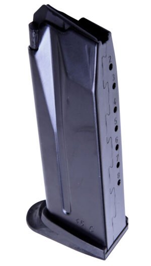 HK 50248621 45C  Black Detachable with Extended Floor Plate 8rd 45 ACP for H&K USP Compact/45 Compact