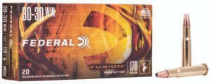 Federal F3030FS2 Fusion  30-30Win 170gr Bonded Soft Point 20 Per Box/10 Case