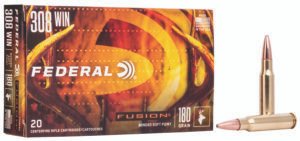 Federal F308FS3 Fusion  308Win 180gr Bonded Soft Point 20 Per Box/10 Case