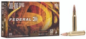 Federal F3006FS1 Fusion  30-06Springfield 150gr Bonded Soft Point 20 Per Box/10 Case