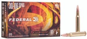 Federal F3006FS2 Fusion  30-06Springfield 165gr Bonded Soft Point 20 Per Box/10 Case