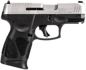 Taurus 1G3C4039 G3C  Compact Frame 40 S&W 10+1 3.26" Matte Stainless Steel Barrel, Serrated Stainless Steel Slide, Black Polymer Frame w/Picatinny Rail, Black Polymer Grip