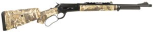 Taylors & Company 210317 1886 Journey 45-70 Gov 5+1 19" Threaded, Black Cerakote Barrel/Rec, Camo Furniture, Adj. Cheekrest Stock, Fiber Optic Sight with Optic Mount, Scope Mount