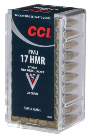 CCI 0055 Gamepoint Rimfire 17HMR 20gr Full Metal Jacket 50 Per Box/40 Case