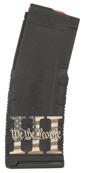 Black Rain Ordnance MAG303PERCENT Magazine  30rd 223 Rem/5.56 NATO We The People Engraving Fits AR-15 Platform