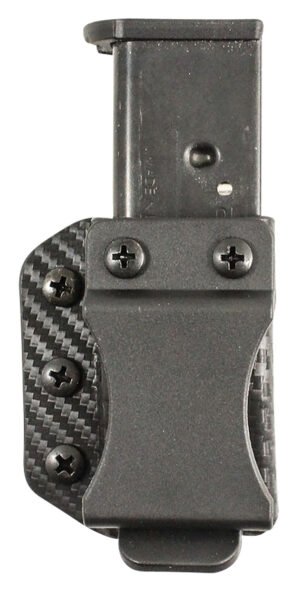 DeSantis Gunhide A100KJYYZ Persuader Mag Pouch  IWB/OWB Black Kydex Belt Clip Compatible w/ Glock 43 Ambidextrous