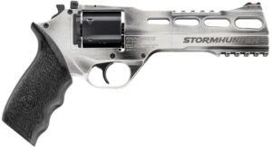 Chiappa Firearms 340334 Rhino 60DS Limited Edition 357 Mag 6 Shot 6" Stormhunter (White) Steel Vent Rib Barrel, Cylinder & Aluminum Frame, Black Walnut Grip, Hammer Safety