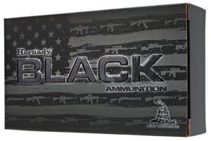 Hornady 81541 Black  22ARC 75gr ELD Match 20 Per Box/10 Case