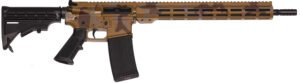 Great Lakes Firearms GL15223MSAH AR-15 Mission 223 Wylde 30+1 16", Sahara Camo Rec/15" M-Lok Handguard, Black Carbine Stock & A2 Grip, Muzzle Brake