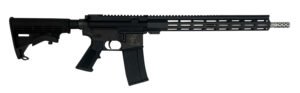 Great Lakes Firearms GL15223SSLBLK AR-15  223 Wylde 30+1 16", Black, 15" M-Lok Handguard, Carbine Stock, A2 Grip, Muzzle Brake Left Hand
